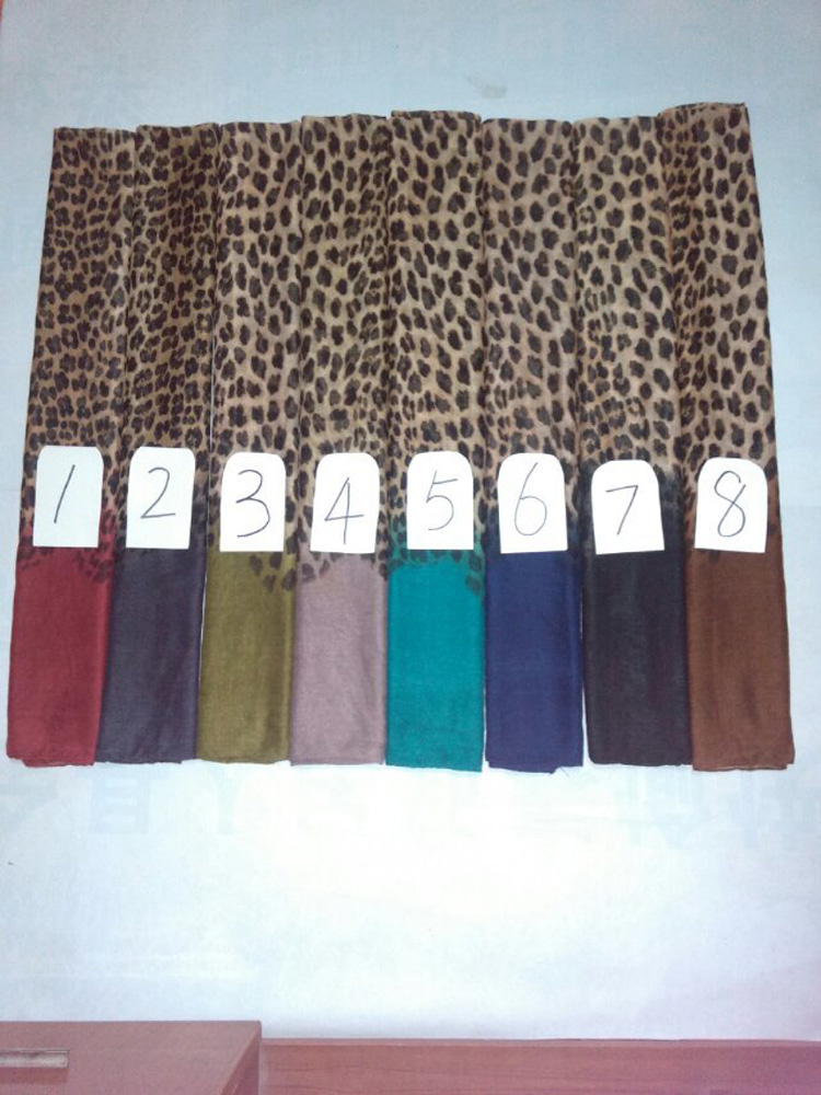 Leopard splicing sexy women scarf wholesale scarves 