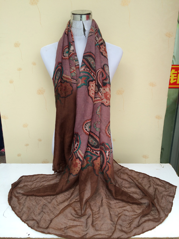 European flowers stitching scarves wholesale
