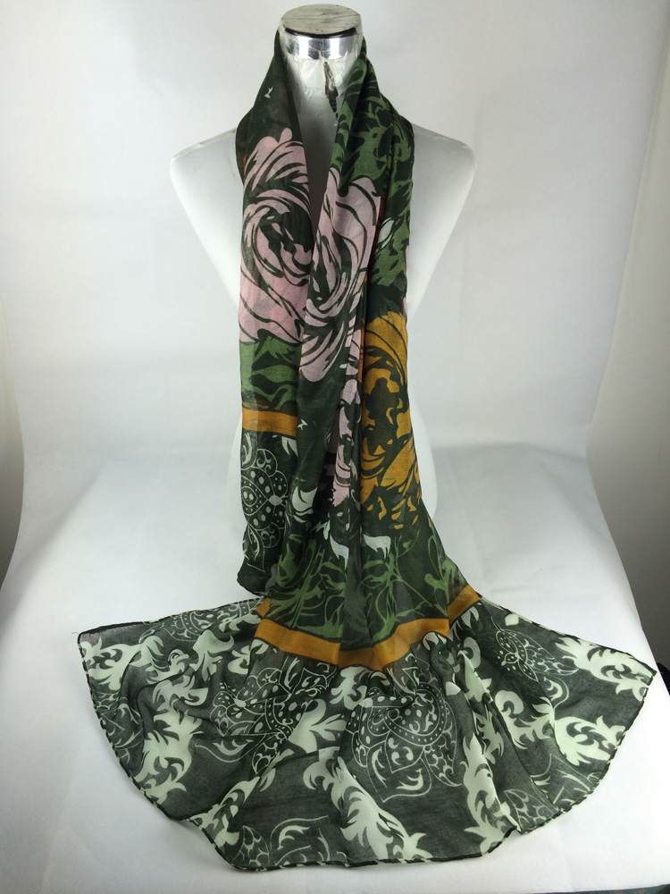 Women rose cashews wholesale scarves 