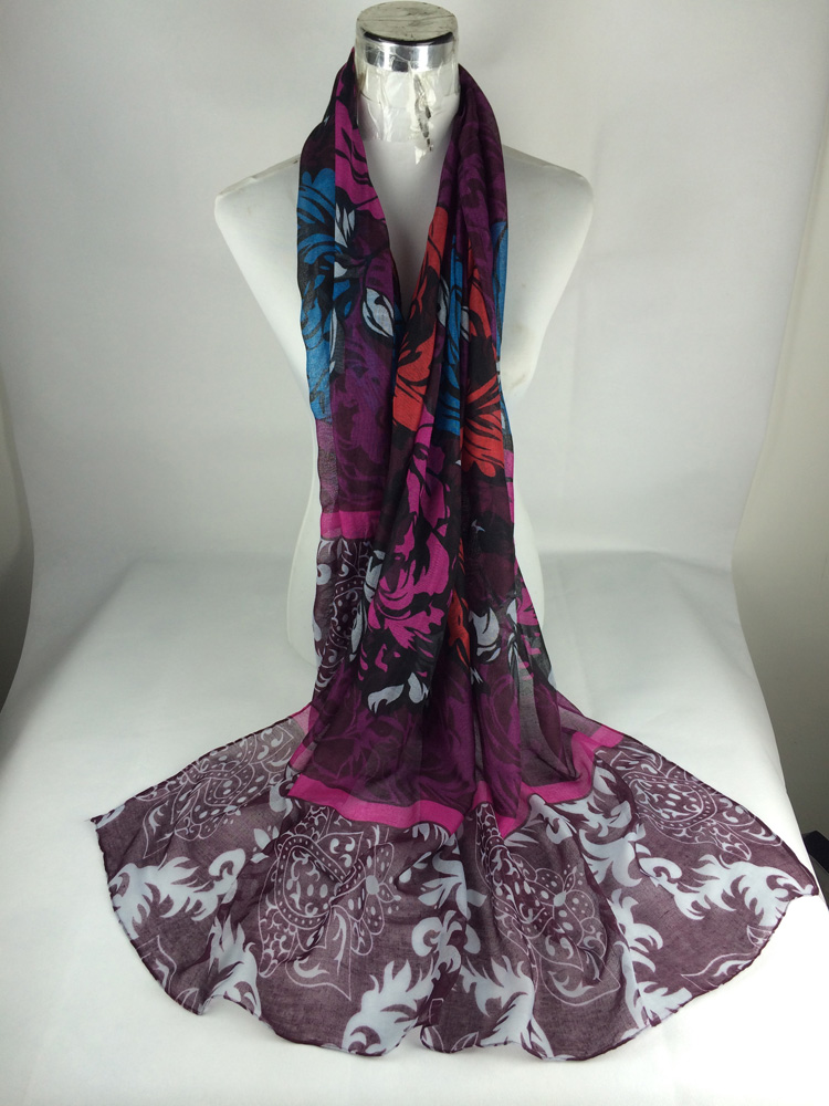 Women rose cashews wholesale scarves 