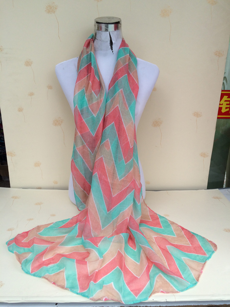 Wavy women knit scarf scarves wholesale
