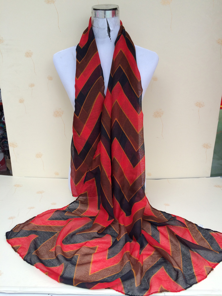 Wavy women knit scarf scarves wholesale