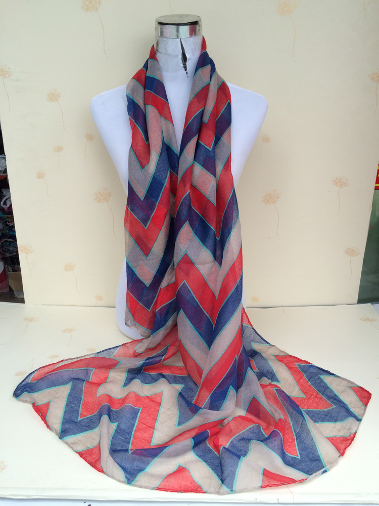 Wavy women knit scarf scarves wholesale