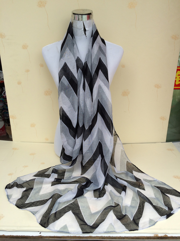 Wavy women knit scarf scarves wholesale