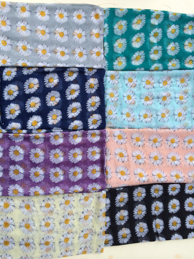 Fashion daisy female models scarves wholesale 