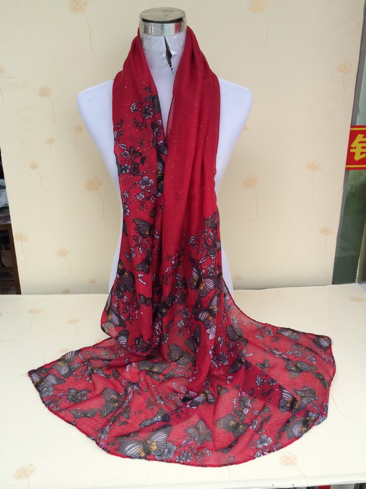 Wholesale hot sell woman floral scarf 