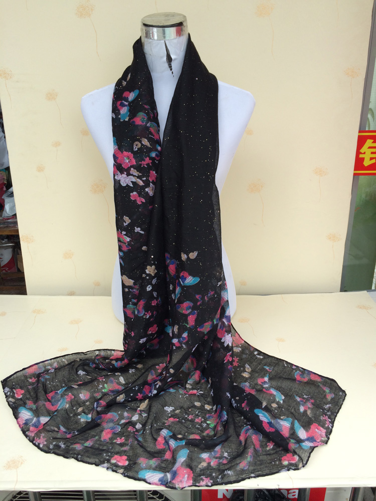 Wholesale hot sell woman floral scarf 