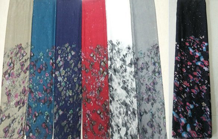 Wholesale hot sell woman floral scarf 