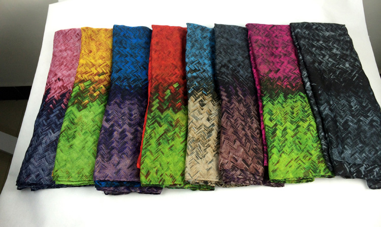 Bamboo printed scarves for women