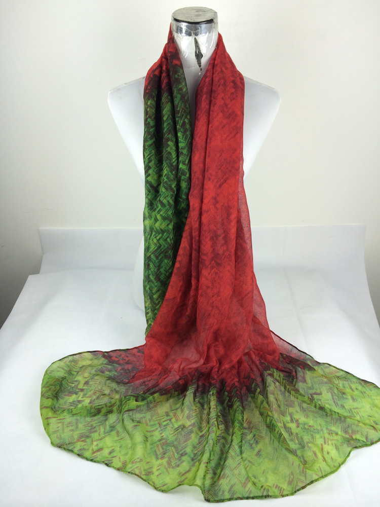 Bamboo printed scarves for women
