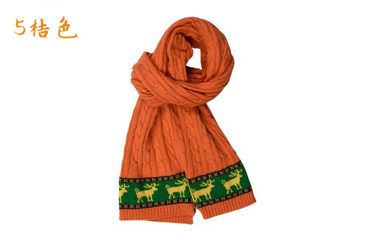 Fashion ladies knitted wool scarf wholesale