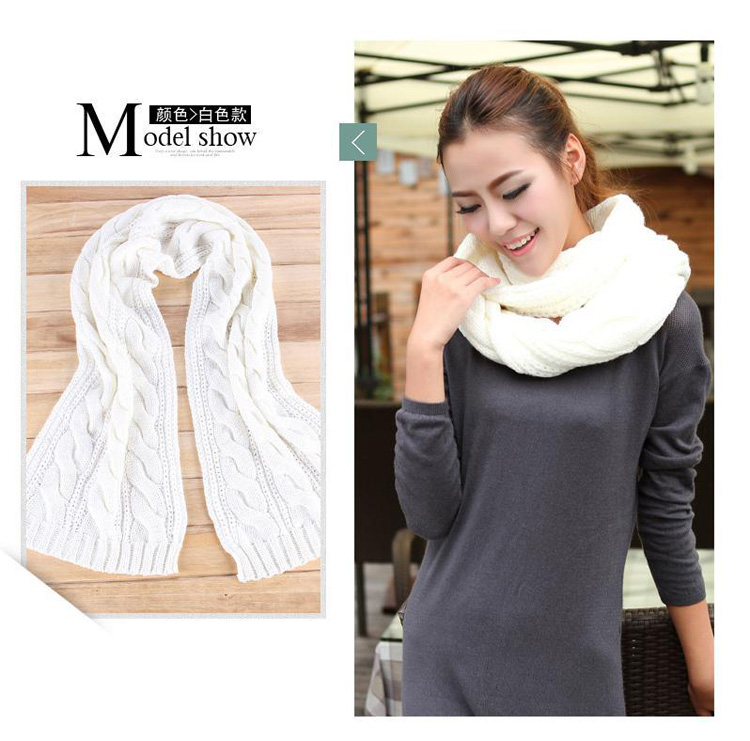 Couple twist wool scarf scarves