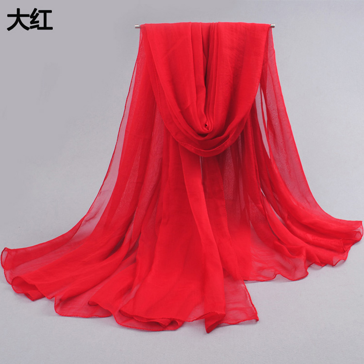 Women shawl chiffon large scarves