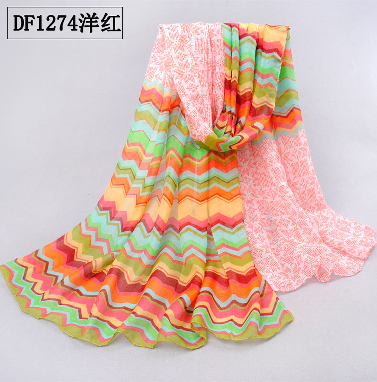 Sexy vintage long cotton scarves women