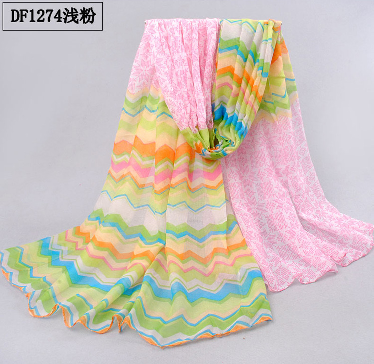 Sexy vintage long cotton scarves women