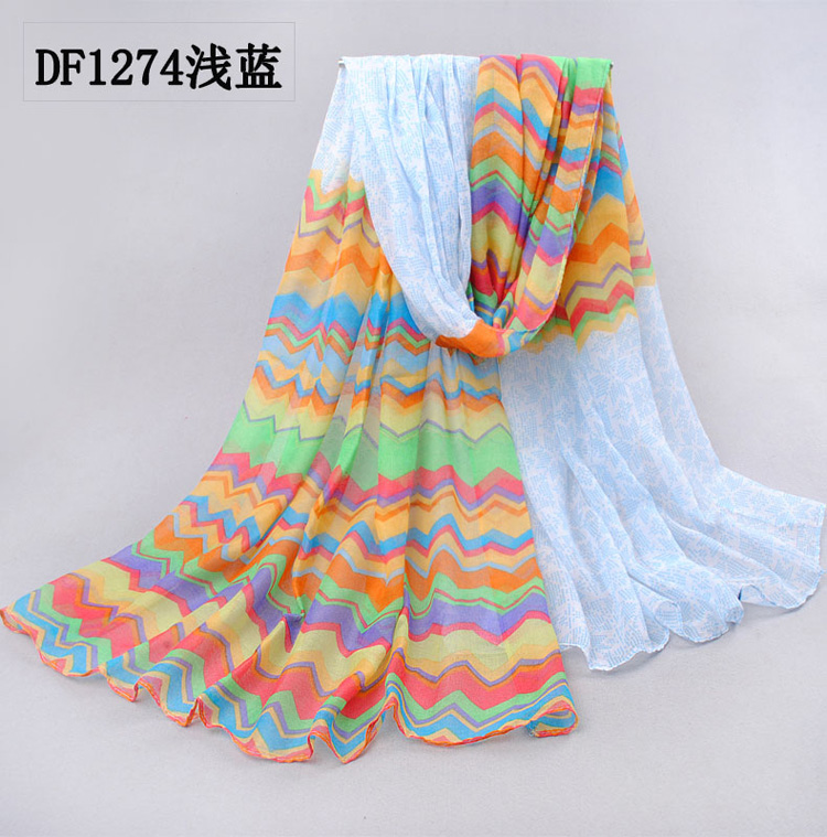 Sexy vintage long cotton scarves women