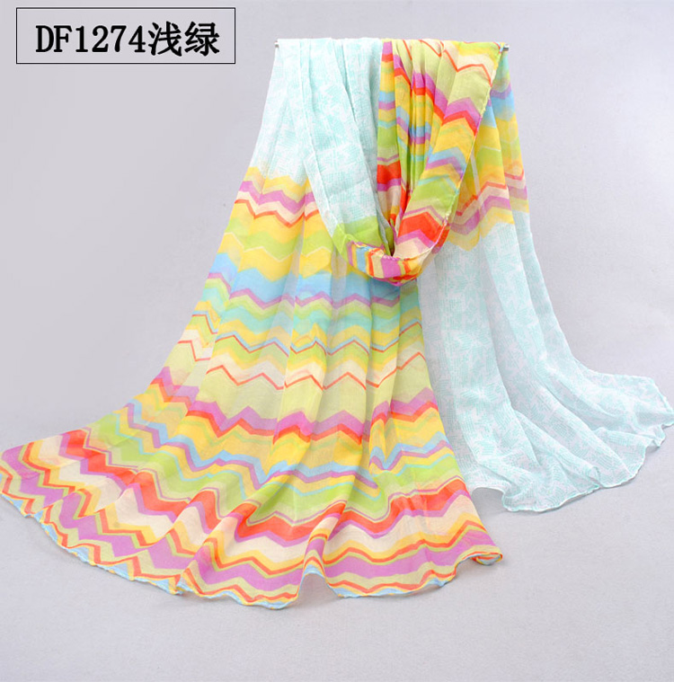 Sexy vintage long cotton scarves women