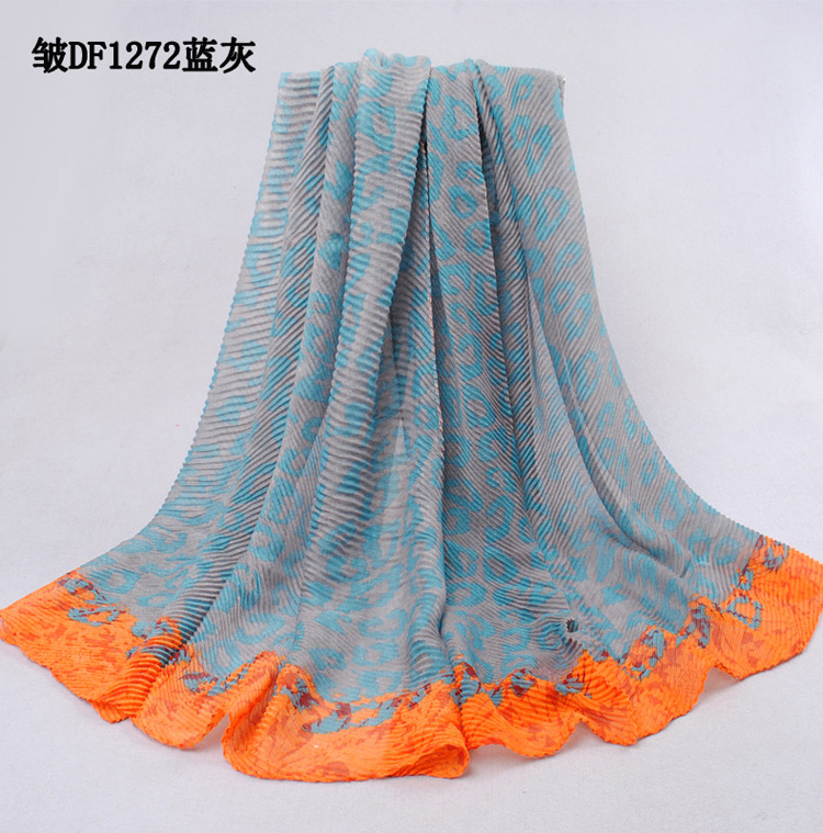 Leopard cotton scarf dress