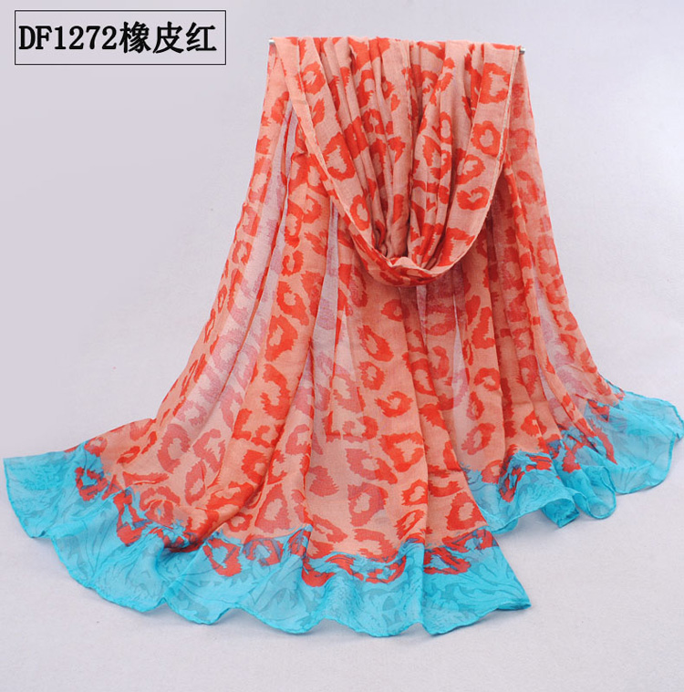 Leopard cotton scarf dress