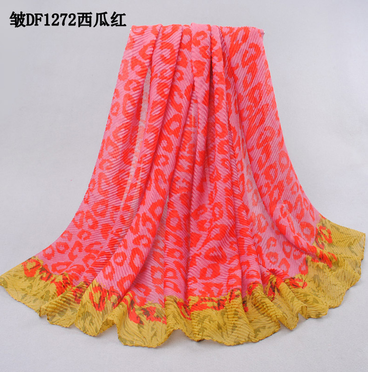 Leopard cotton scarf dress