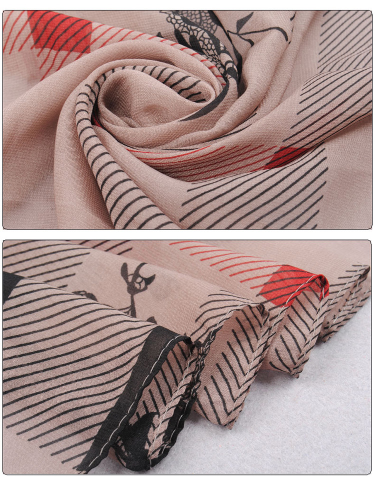 wholesale flower plaid wrap scarf