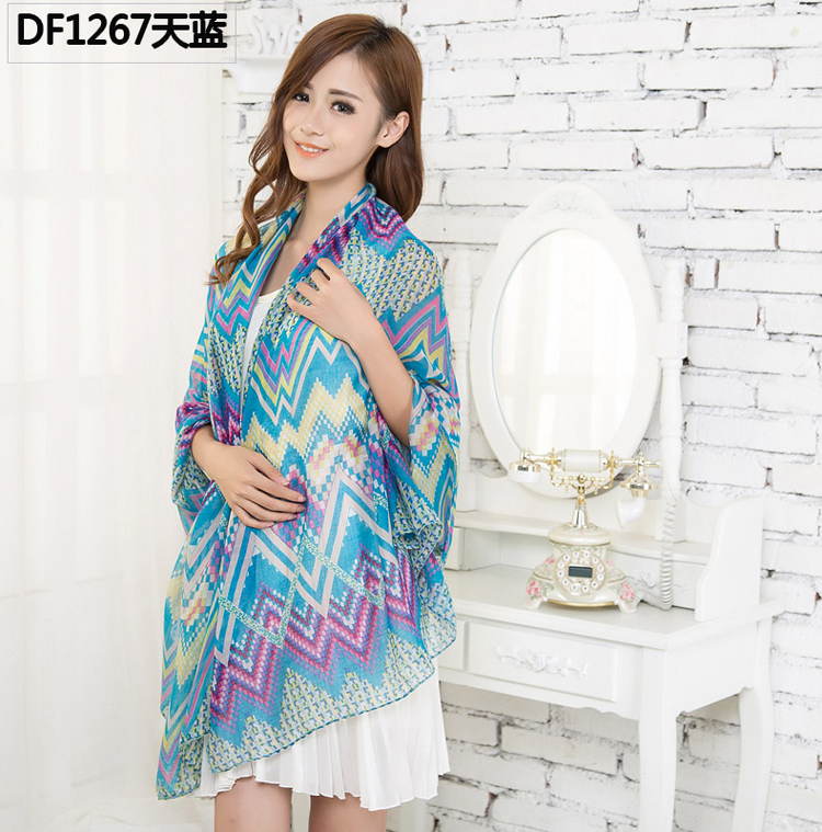 Women summer diamond pattern beach towel