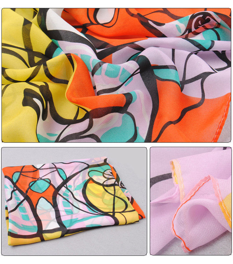 Large scarf beach french scarves