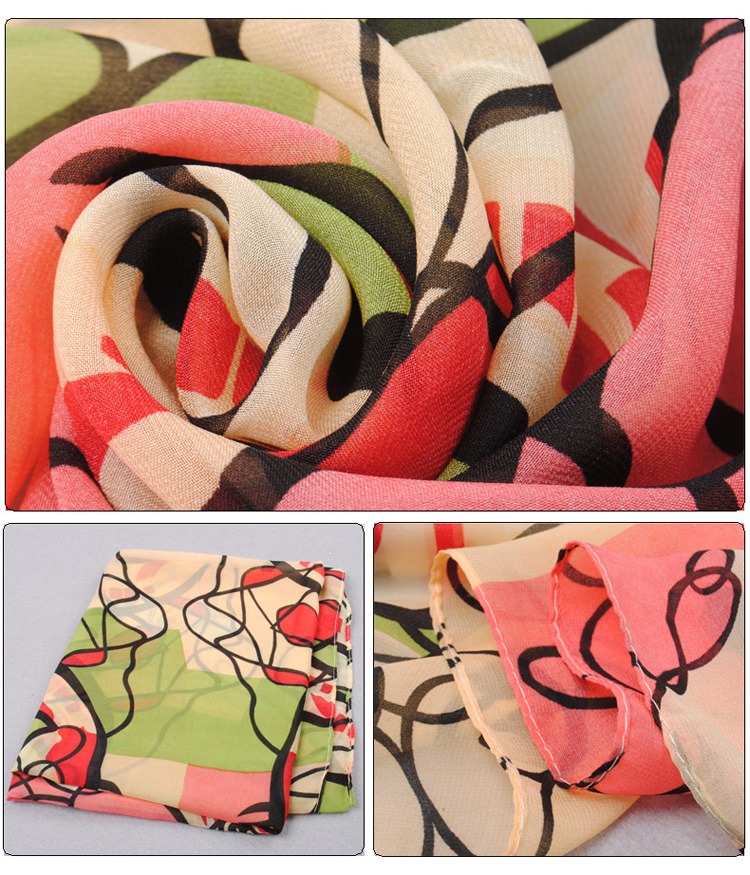 Large scarf beach french scarves