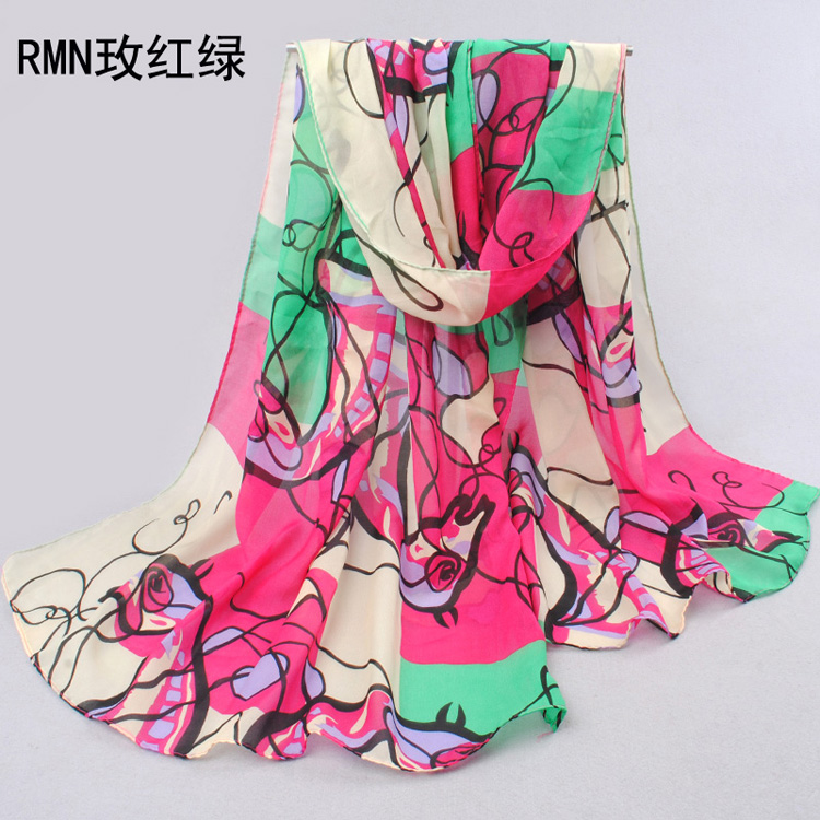 Large scarf beach french scarves