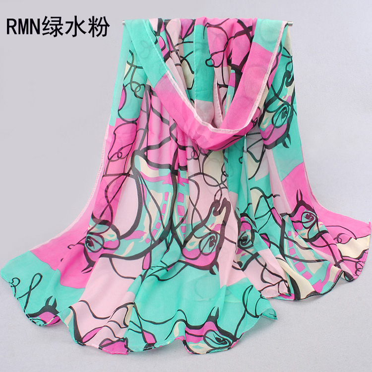 Large scarf beach french scarves