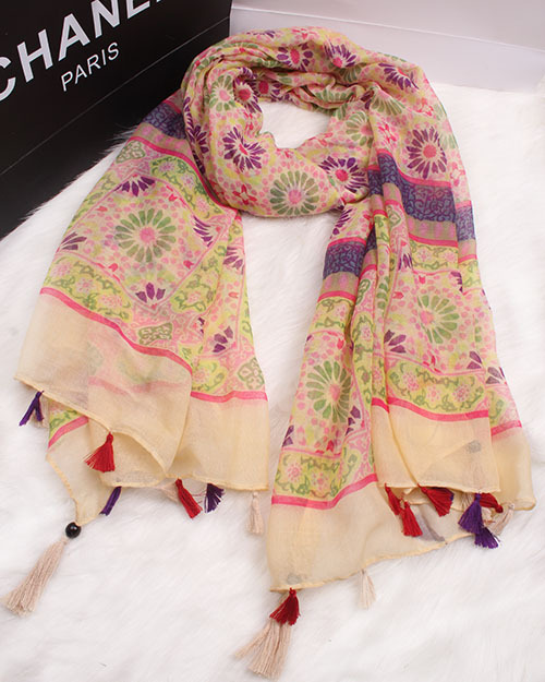 Ethnic floral ladies scarves