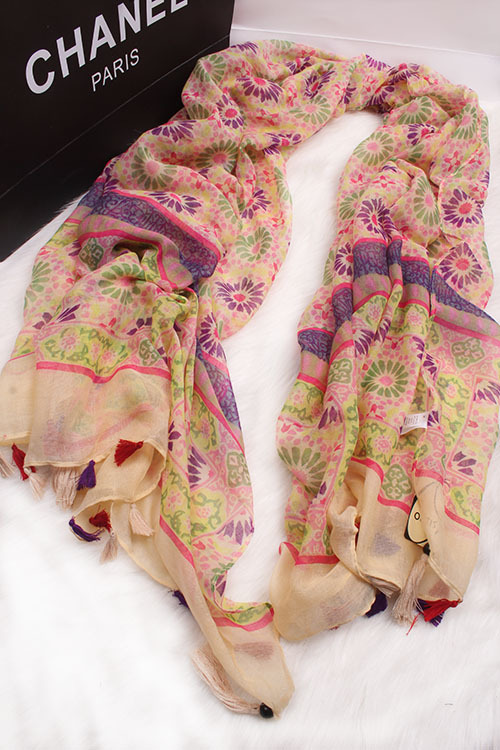 Ethnic floral ladies scarves