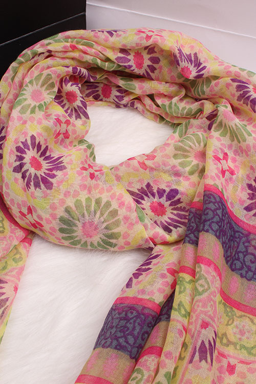 Ethnic floral ladies scarves