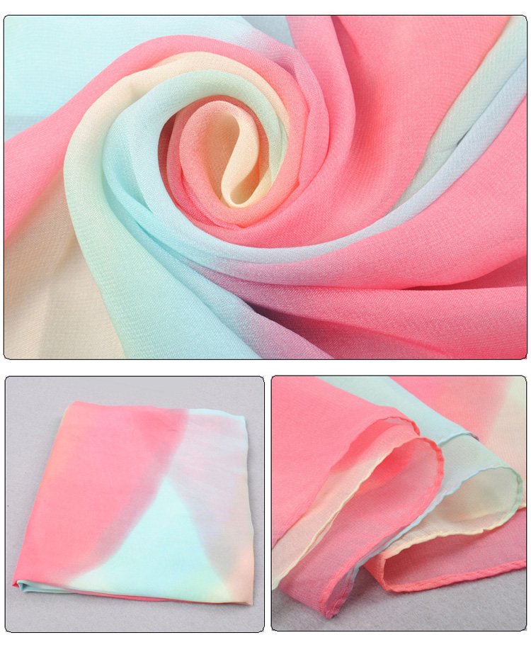 Colored stripes scarf accessories