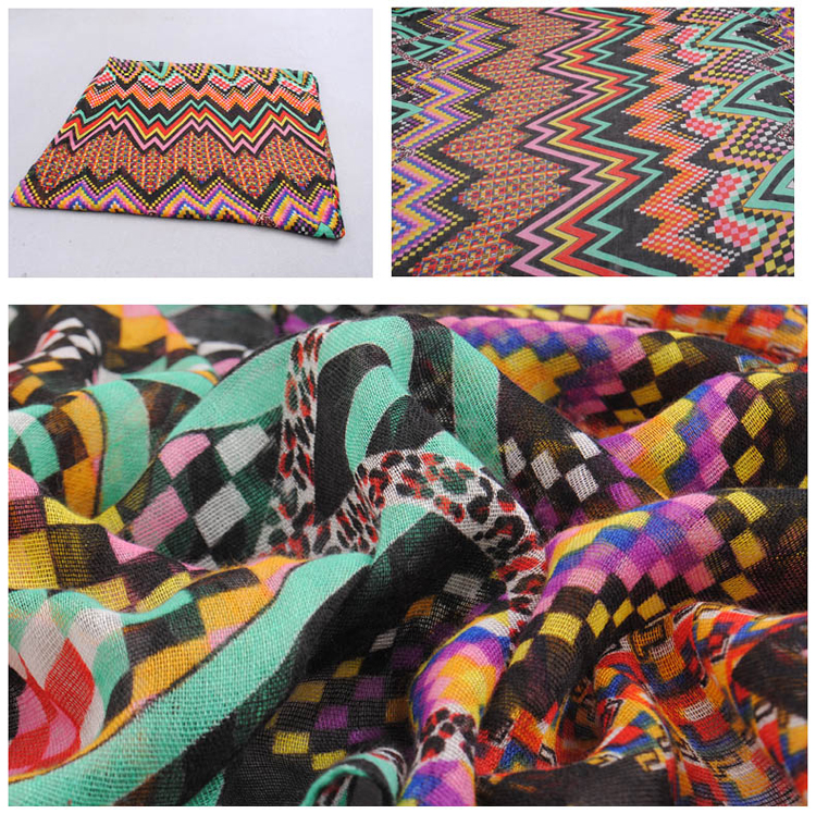Women summer diamond pattern beach towel