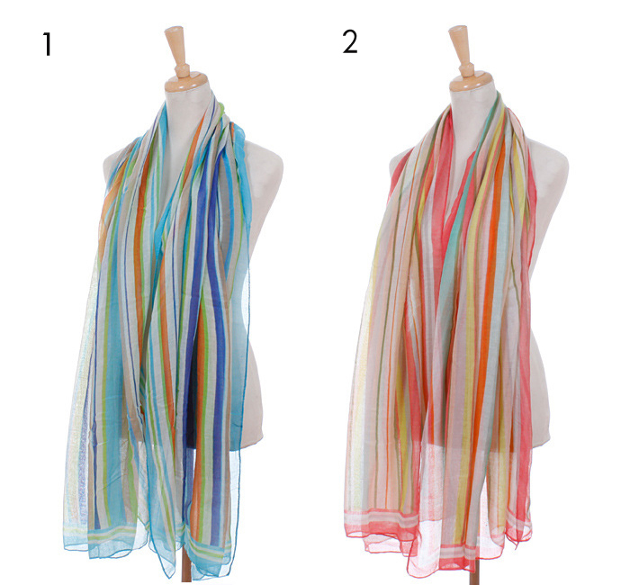 Sexy striped circle scarves