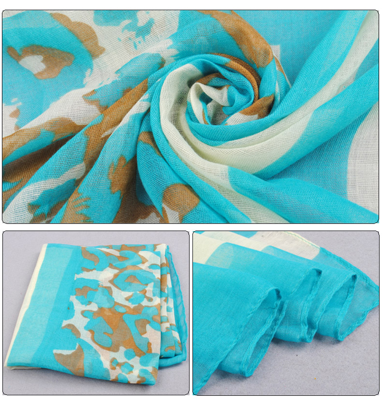 Women warm winter fashion scarf