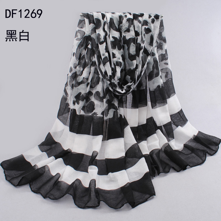 Women warm winter fashion scarf