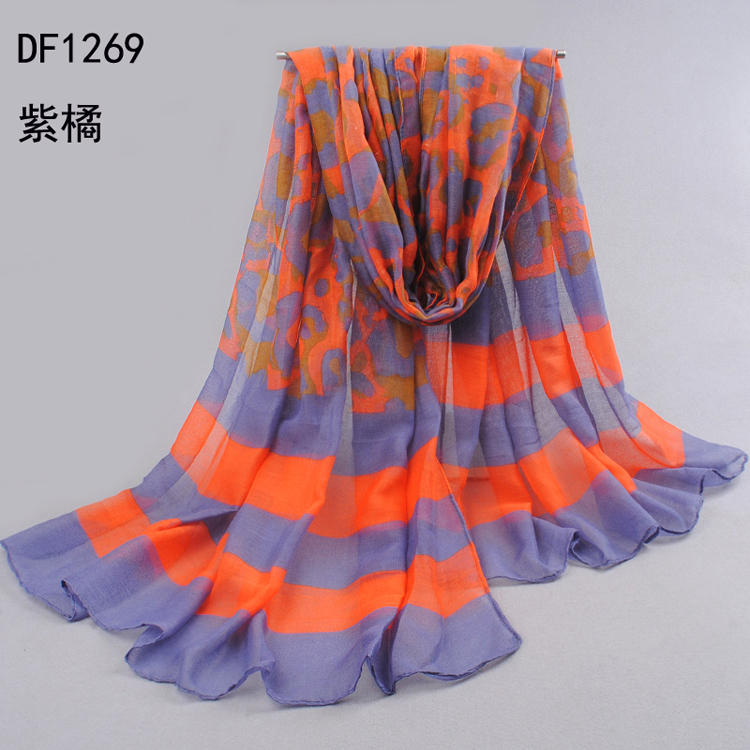 Women warm winter fashion scarf