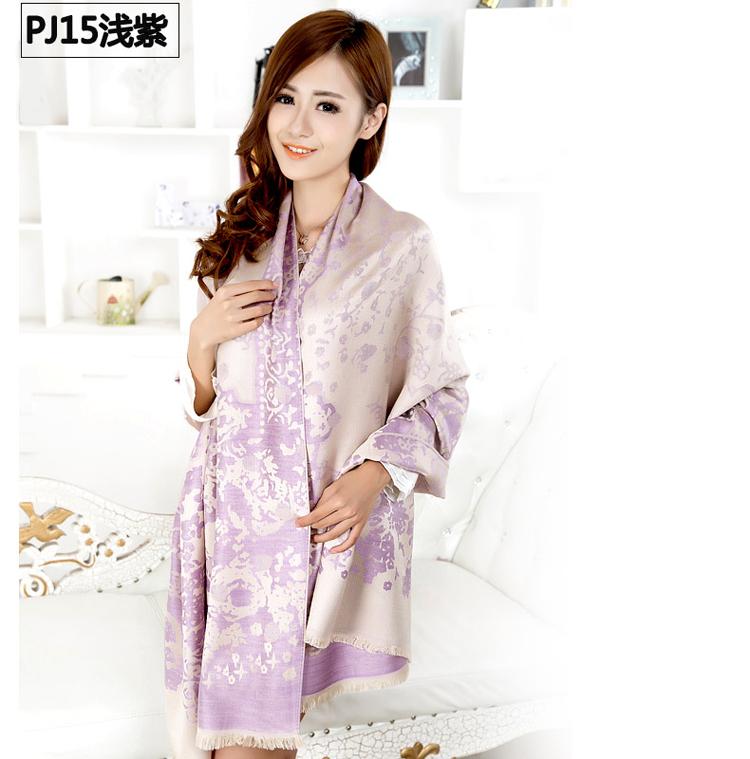 Pattern printing warm scarf 