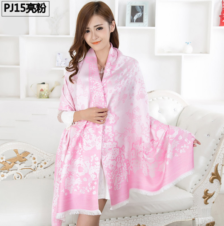 Pattern printing warm scarf 