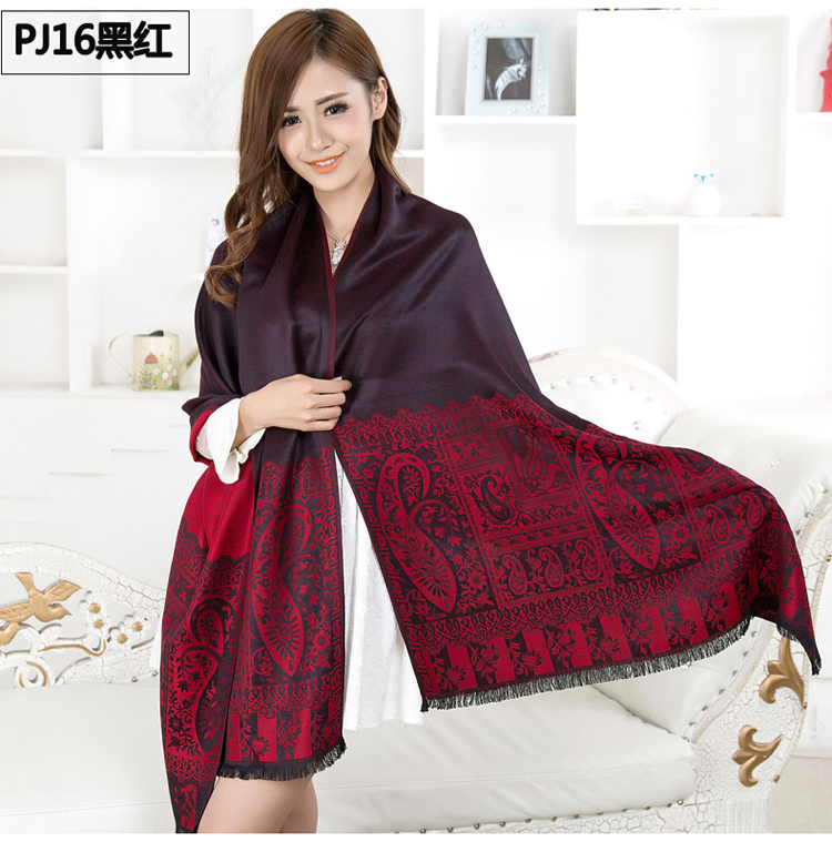 National wind women scarf shawl