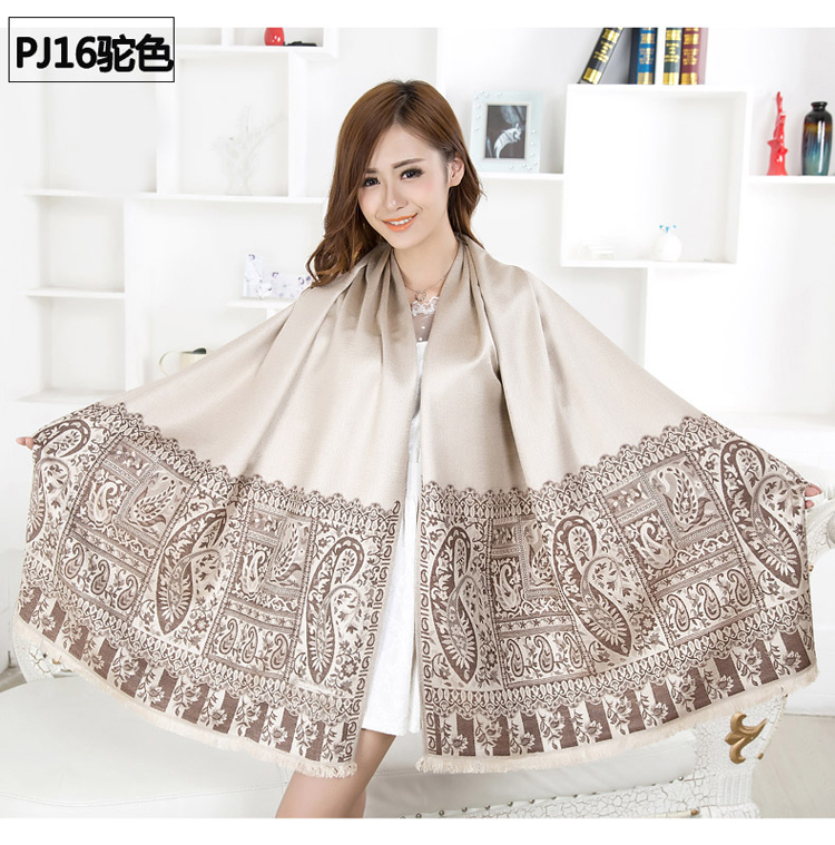 National wind women scarf shawl