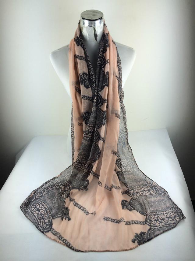 Retro mosaic sex arab scarf 