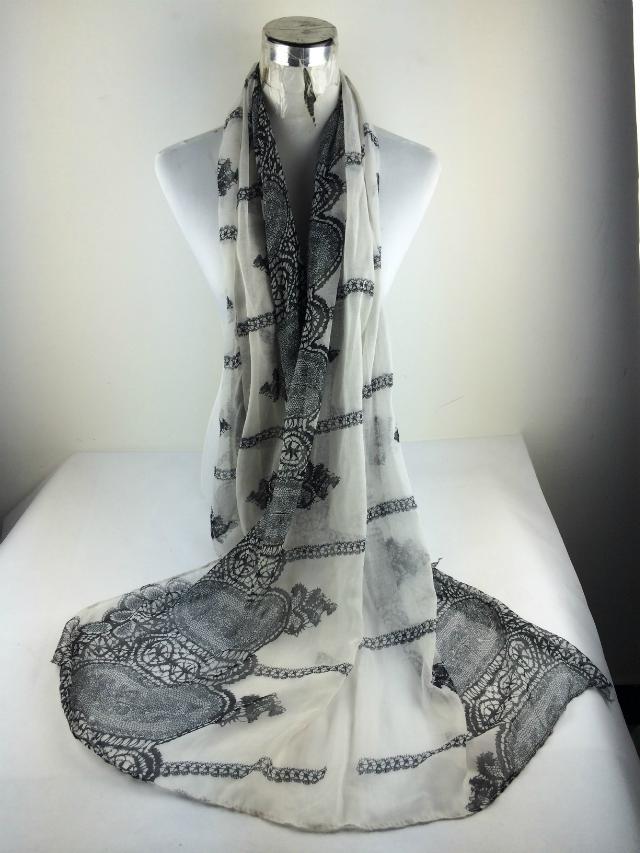 Retro mosaic sex arab scarf 