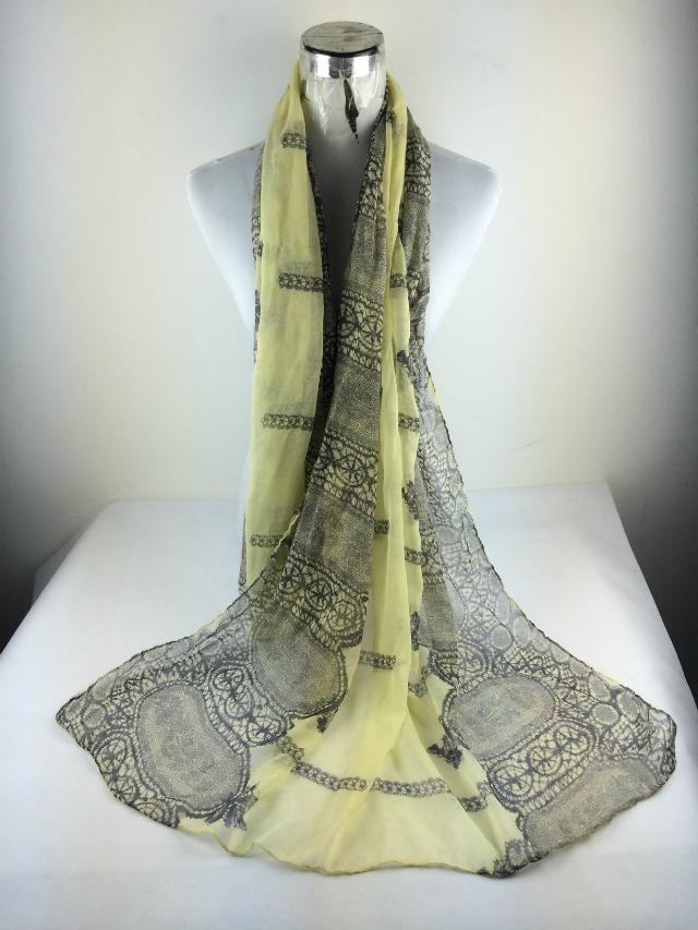 Retro mosaic sex arab scarf 