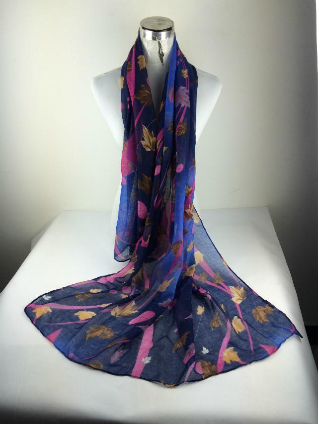 Maple leaf scarf knitting patterns 