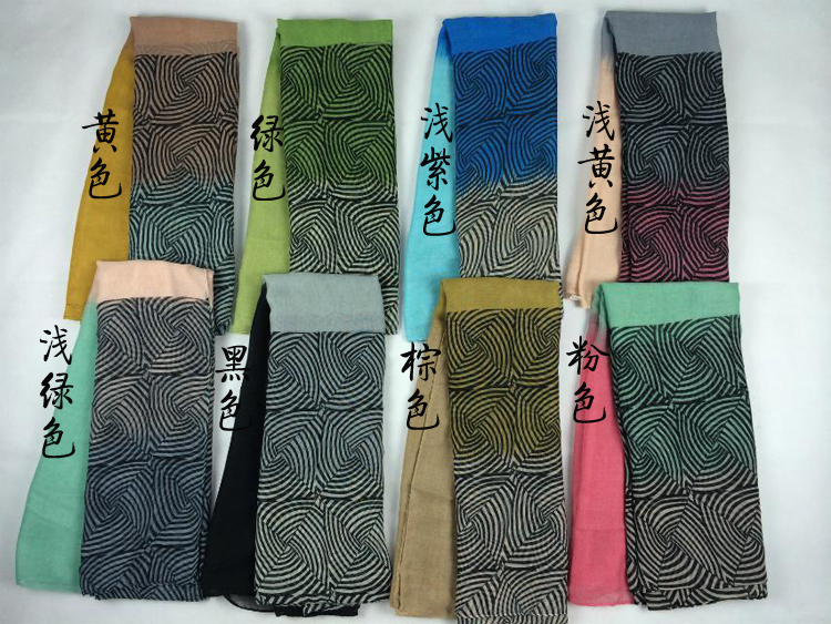 Striped stitching shawl scarves wholesale 