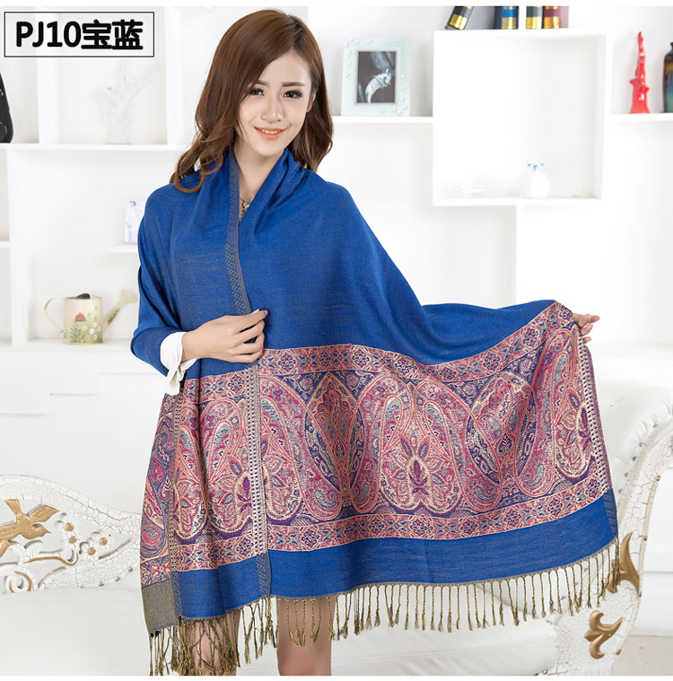 National wind paisley scarves 