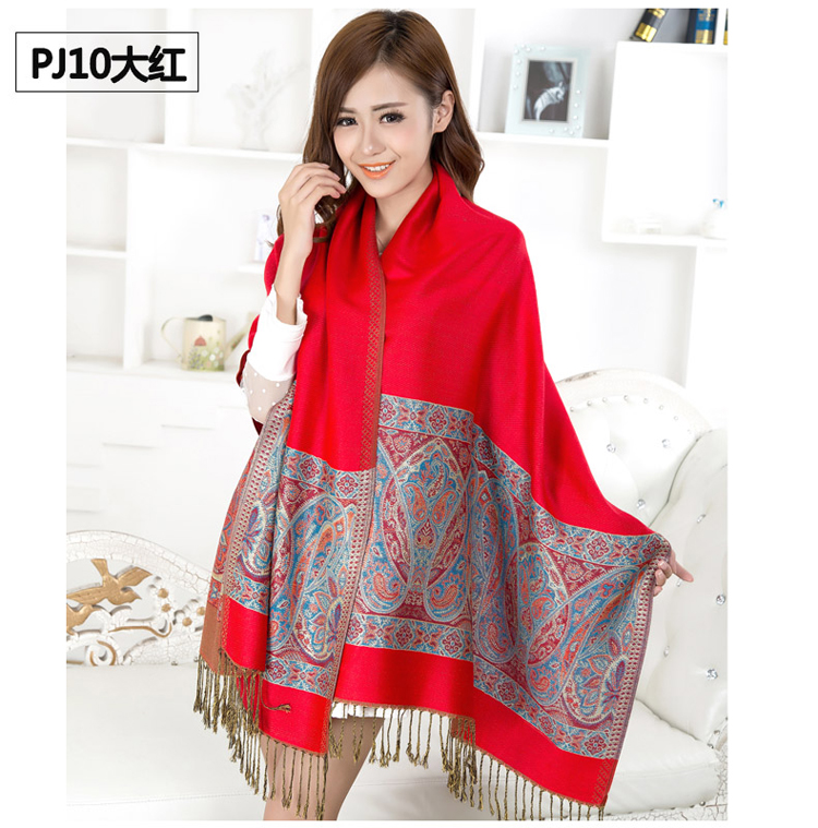 National wind paisley scarves 